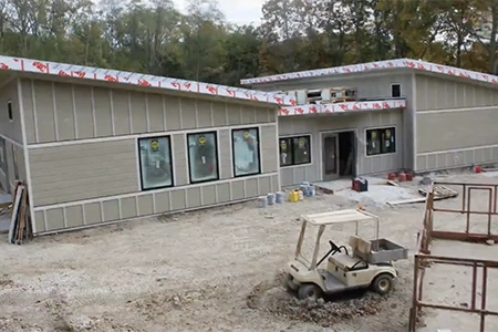 image of building mid-construction