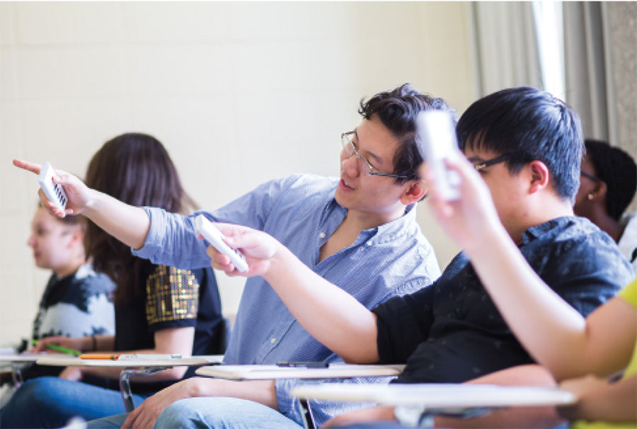 Clickers allow students to show how well they understand the subject matter. Clickers allow students to show how well they understand the subject matter.