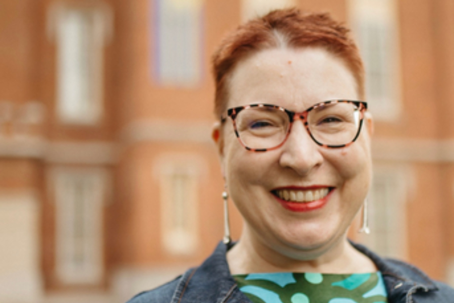 Chair of history and American studies Catherine Denial