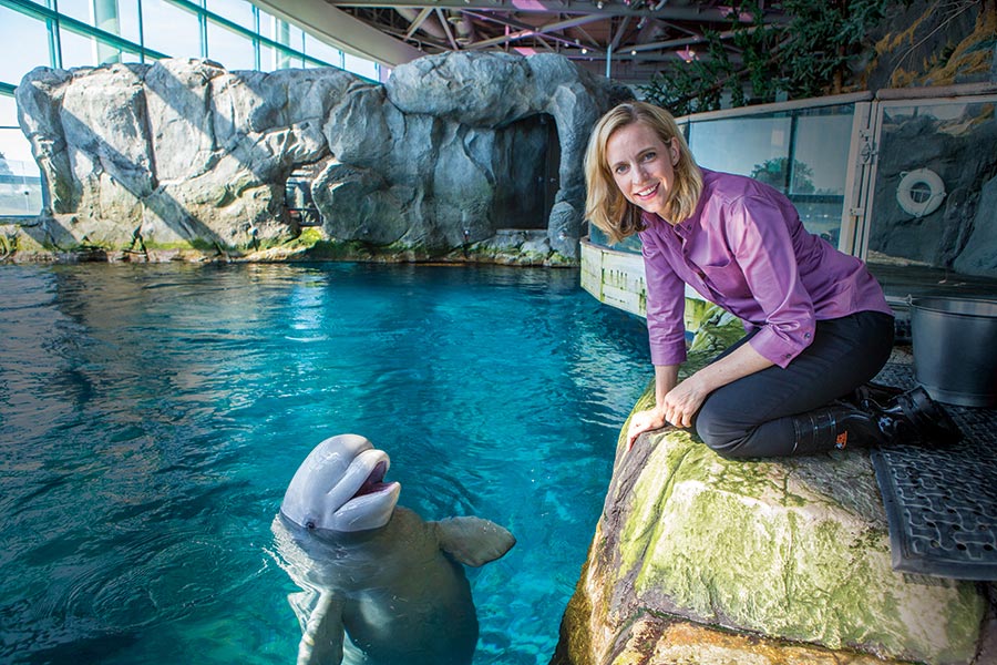 Bridget Coughlin '94: Sharing the story of science at Shed Aquarium in Chicago.