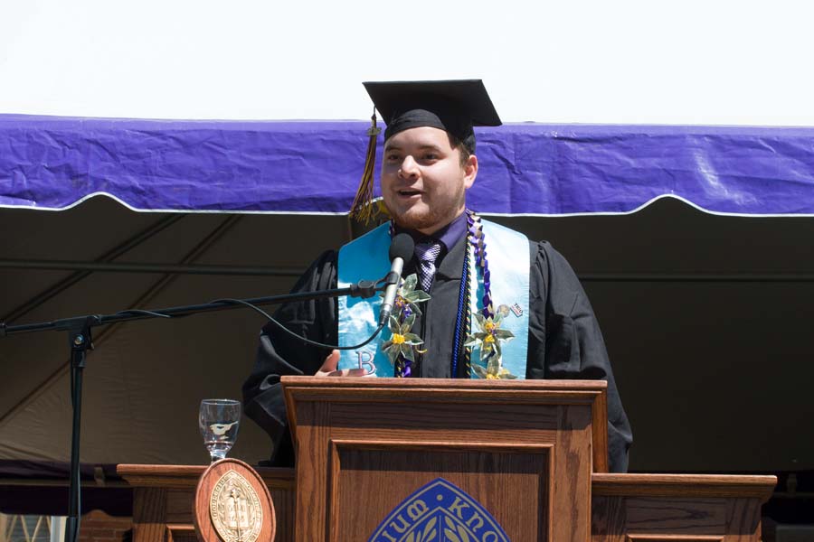 Senior Class Speaker Jaime Contreras
