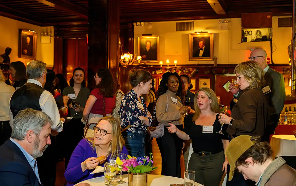 Knox alumni, parents, at friends gather at The Thaxton in Downtown St. Louis to celebrate the Venture Boldly campaign.