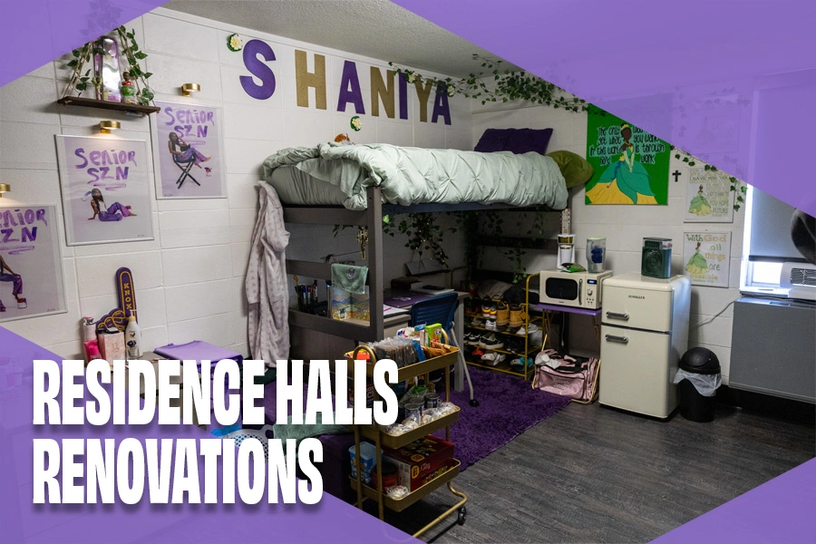 image of a dorm room